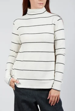 Thin Stripe Jumper in Nera