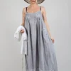 Tie Dress in Original Grey