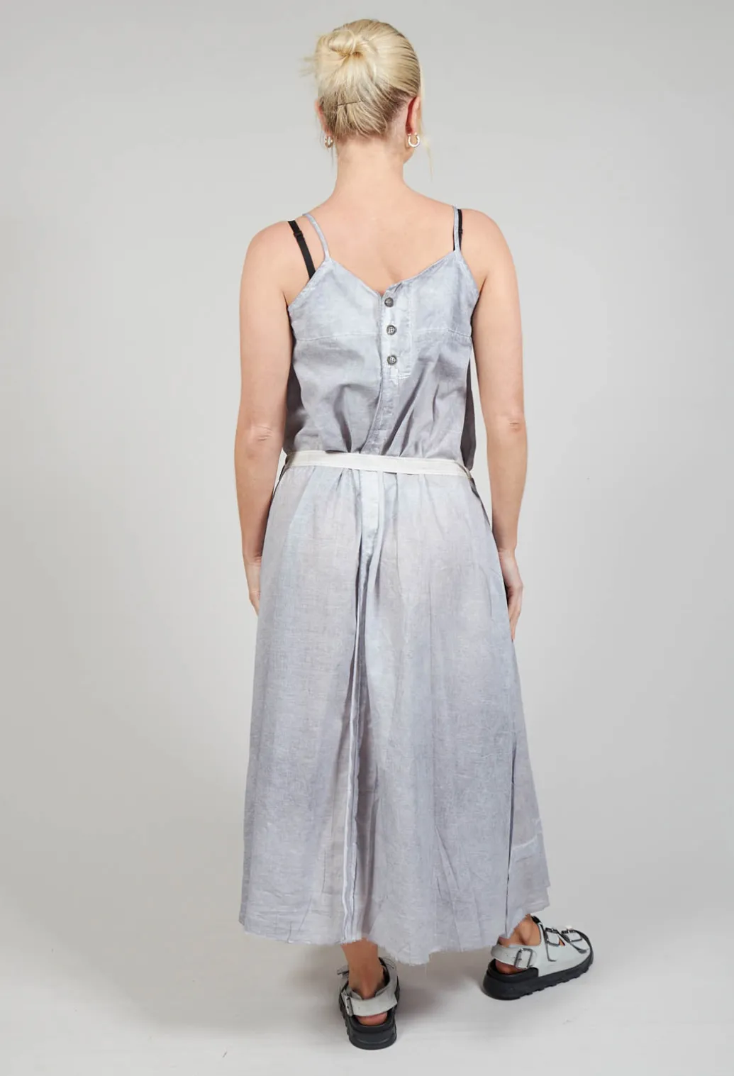 Tie Dress in Original Grey