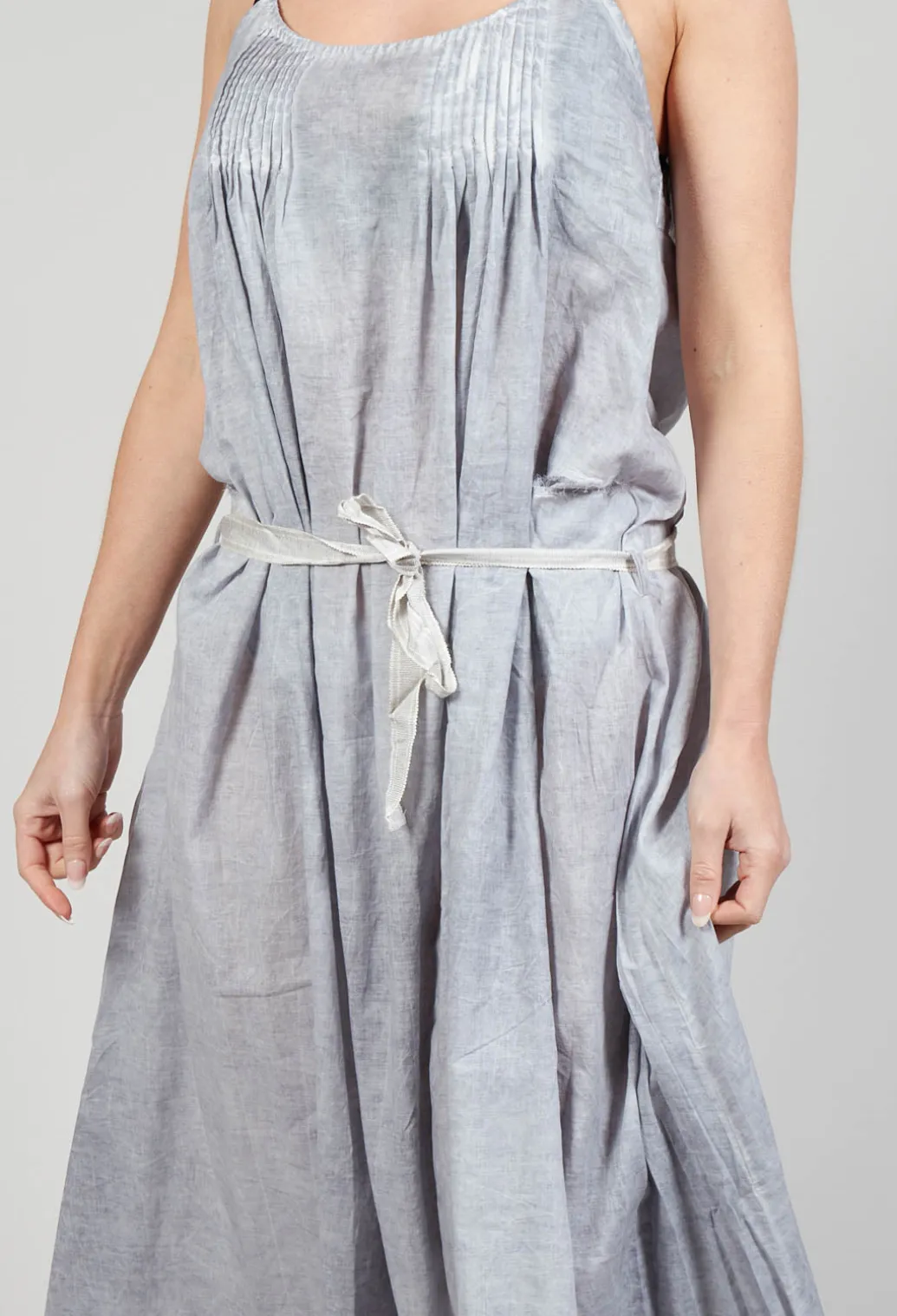 Tie Dress in Original Grey