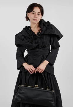 Tiered Jacket in Black