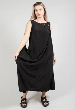 Toga Dress in Black