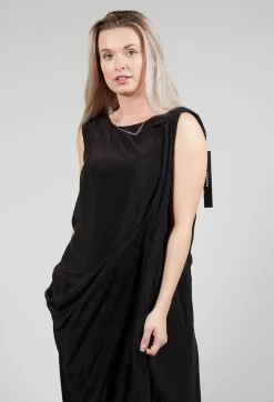 Toga Dress in Black