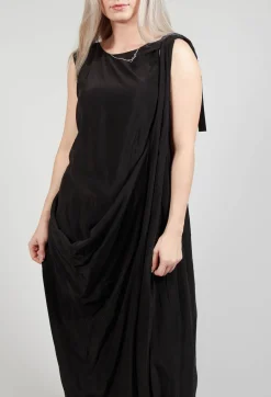 Toga Dress in Black