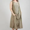 Toga Dress in Linen