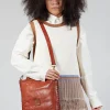 Top Handle Bag in Cognac