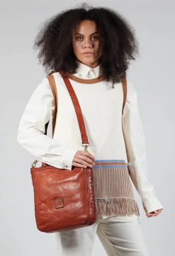 Top Handle Bag in Cognac