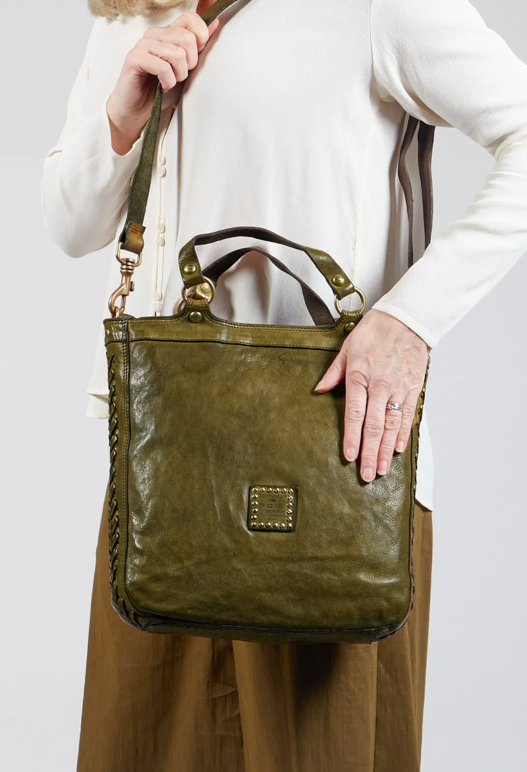 Top Handle Bag in Military