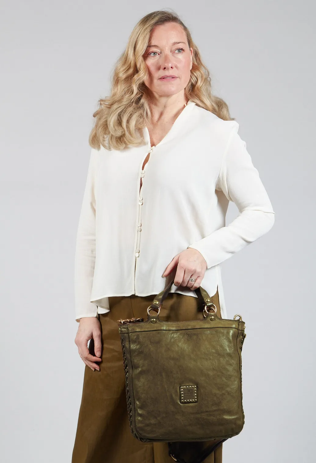 Top Handle Bag in Military