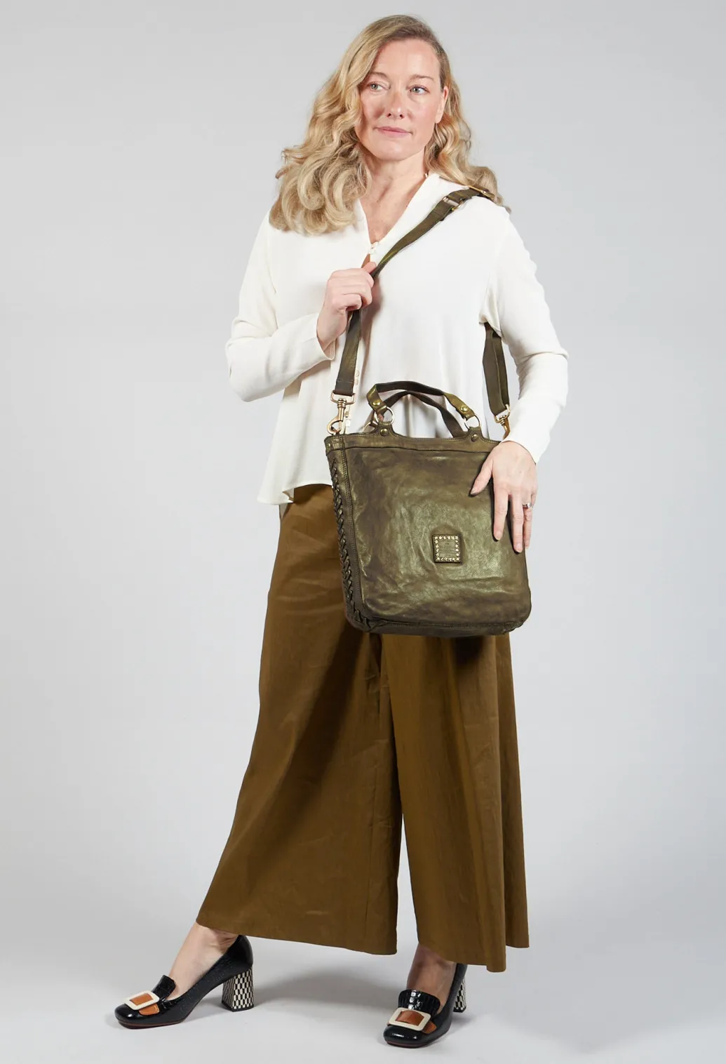 Top Handle Bag in Military