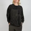 Top with Lettering Design in Jungle Print