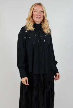 Torre Blouse in Black