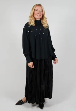 Torre Blouse in Black