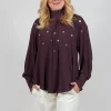 Torre Blouse in Purple