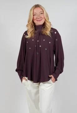 Torre Blouse in Purple