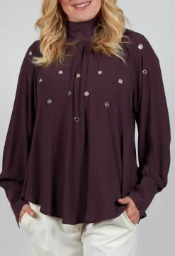 Torre Blouse in Purple