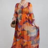 Touloulou Dress in Orange