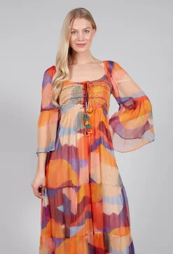 Touloulou Dress in Orange