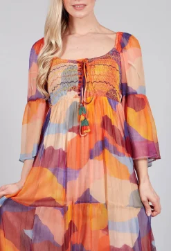 Touloulou Dress in Orange