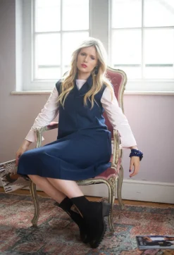 Toya Dress in Dark Night
