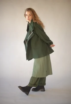 Toya Dress in Khaki
