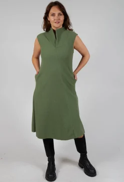 Toya Dress in Khaki