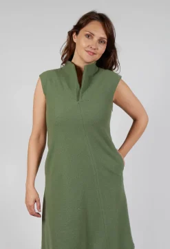 Toya Dress in Khaki