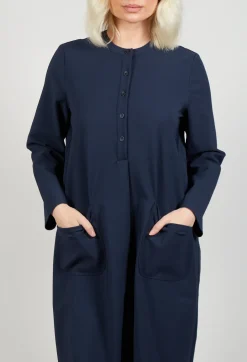 Travel Dress in Dark Navy
