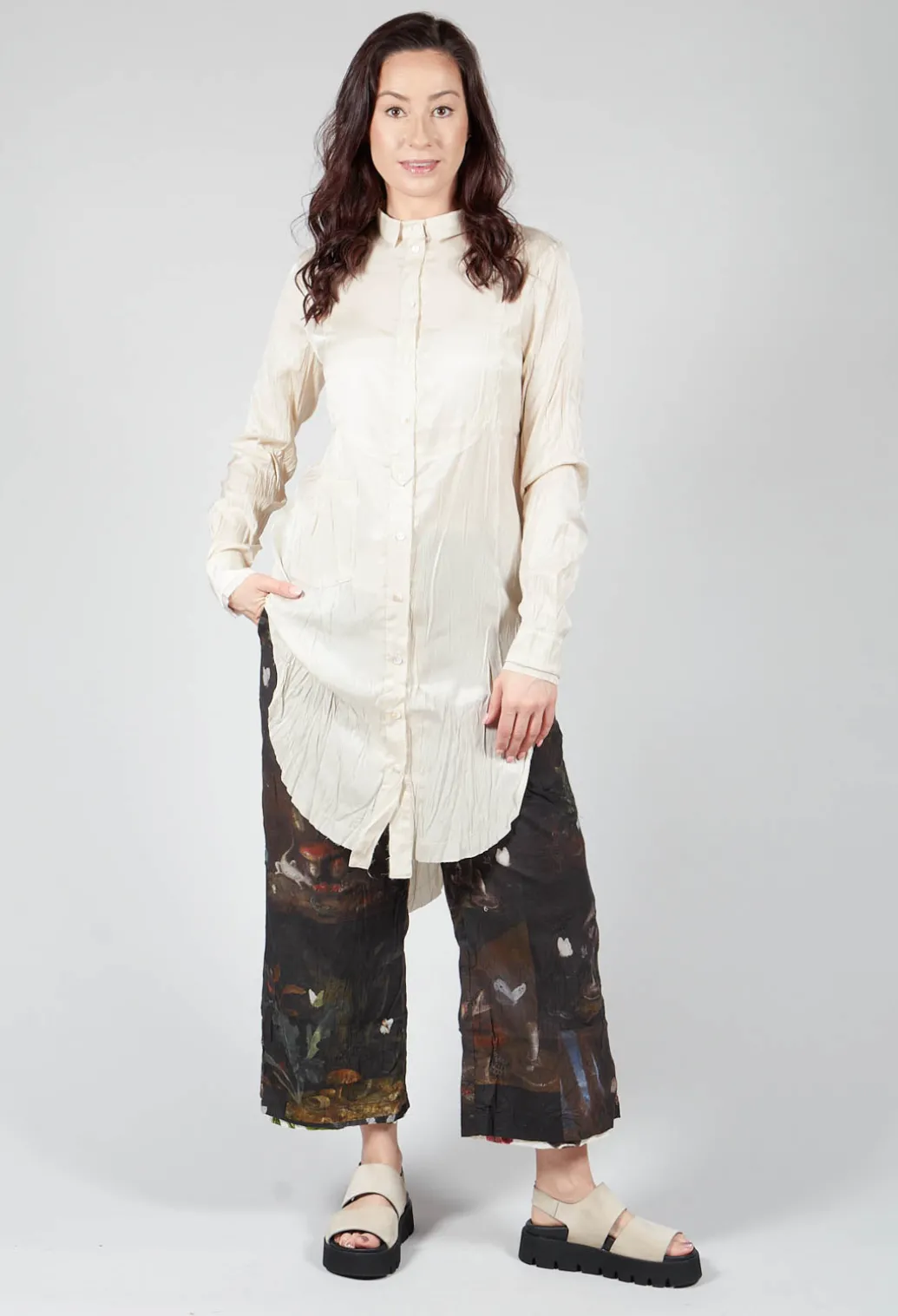 Treasury Tongue Shirt in Cream