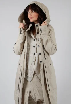 Trench Coat in Eraser