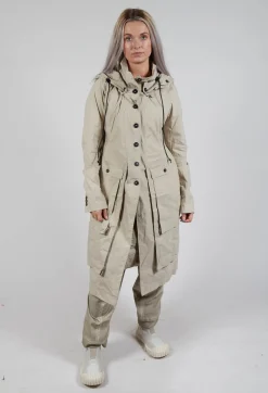 Trench Coat in Eraser