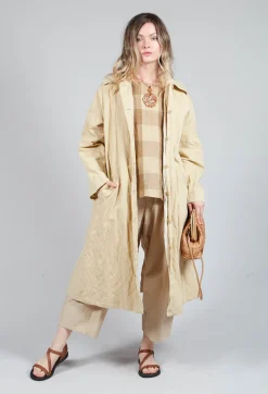 Trench Coat in Honey