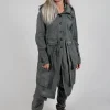Trench Coat in Pencil Cloud