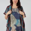 Triangle Scarf in Tartan Celeste