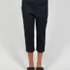 3/4 Trousers in Stripe / Navy