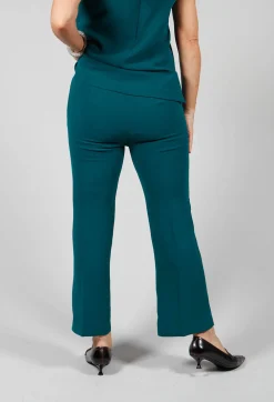 Trousers in Verde Bottiglia