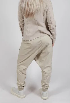Trousers with Statement Pockets in Eraser