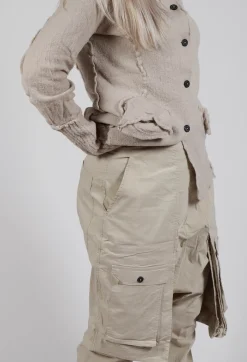 Trousers with Statement Pockets in Eraser
