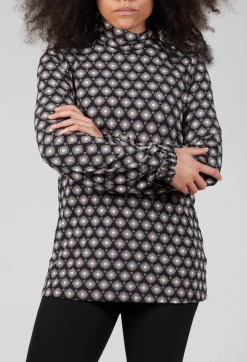 T-Shirt in Nero Beige