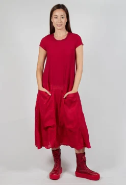 T-Shirt Pocket Dress in Sunset Cloud