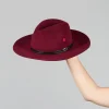 Tuileries Hat in Burgundy