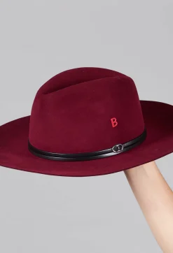 Tuileries Hat in Burgundy