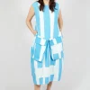 Tulip Dress with Feature Pockets in Malibu Print