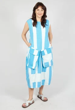 Tulip Dress with Feature Pockets in Malibu Print
