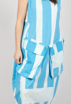Tulip Dress with Feature Pockets in Malibu Print