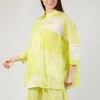 Tulip Hem Cotton Shirt in Sun Print