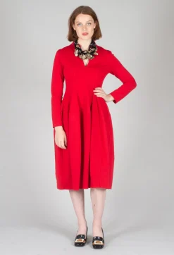 Tulip Hem Dress in Marlboro