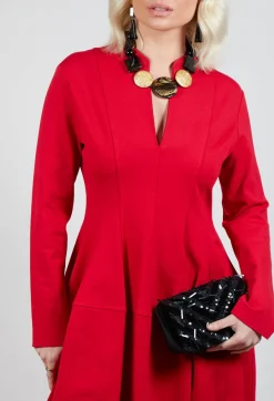 Tulip Hem Dress in Marlboro