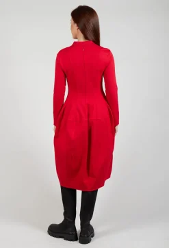 Tulip Hem Dress in Marlboro