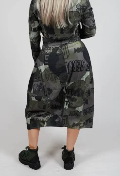 Tulip Hem Skirt in Multicolour